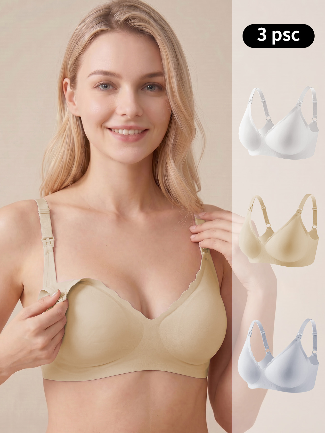 Multi Pack Underwear - Bra Menyusui Ibu Hamil 3-Pak Dengan