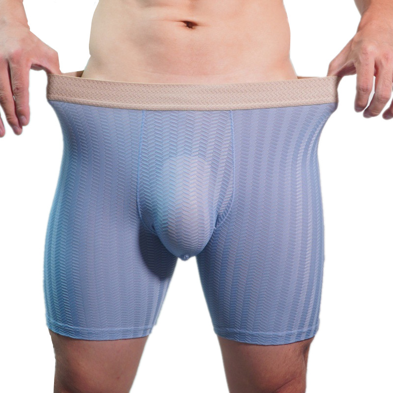 Long Leg Trunk Men - Celana Boxer Pria Bahan Nilon, Celana