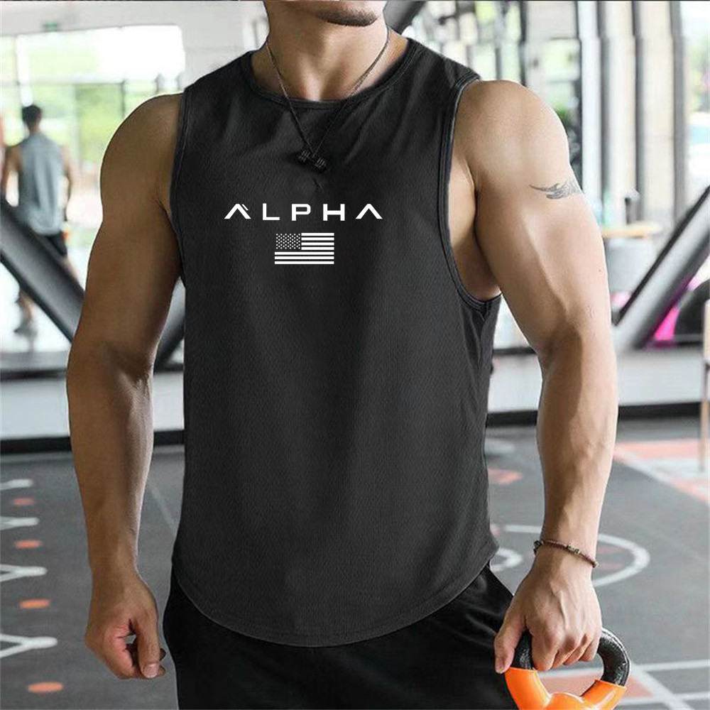 Undershirt Crew Neck - Kaos Vest Fitness Pria Ukuran Eropa,
