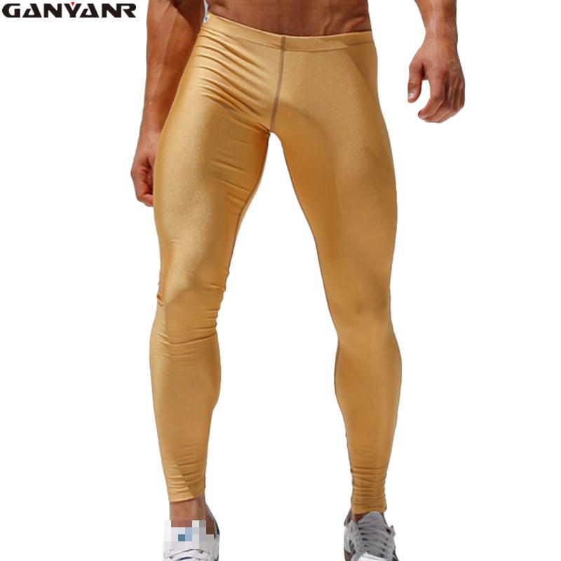 Compression Long Pant - GANYANR Merek Pria Celana Olahraga Panjang