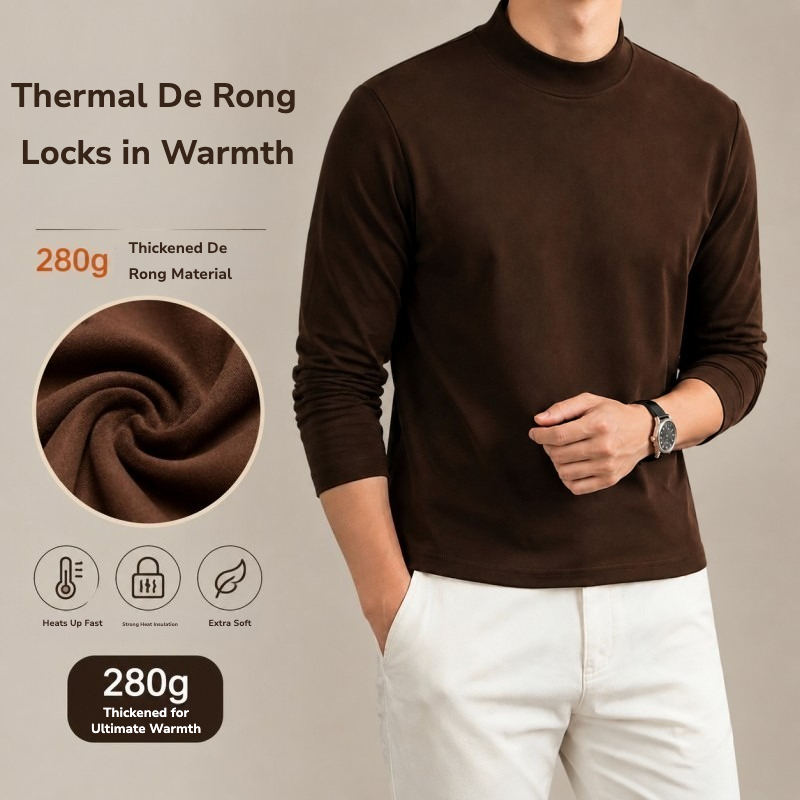 Base Layer Top - Kaos Dalam Pria 280g Double-Sided De