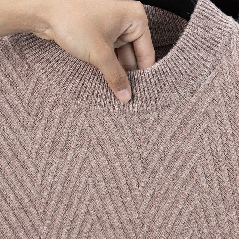 Thermal Long John - Atasan Wol Kasmir 100% Pria Musim