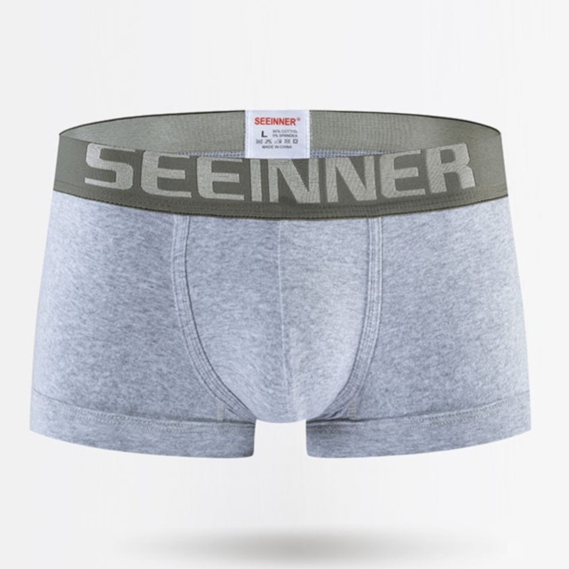 Boxer Brief Pack Cotton - Seeinner Celana Pendek Boxer Pria Pakaian