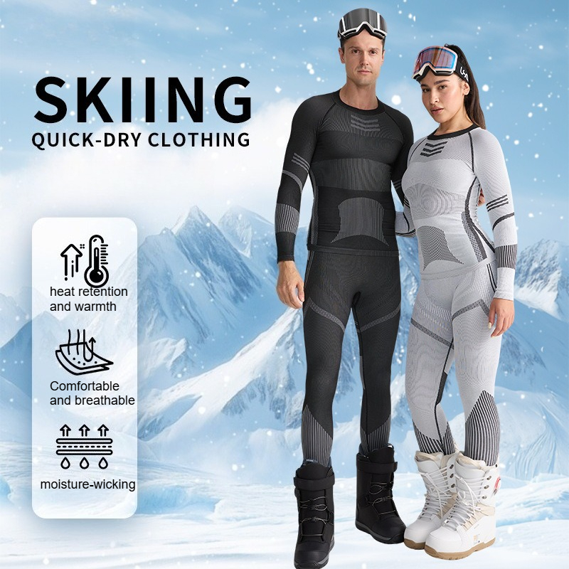 Quick Dry Underwear - Set Pakaian Dasar Ski Pria Wanita