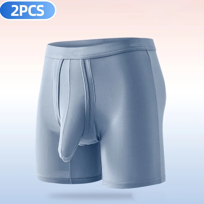 Long Leg Trunk Men - 2PCS celana dalam kaki panjang pria