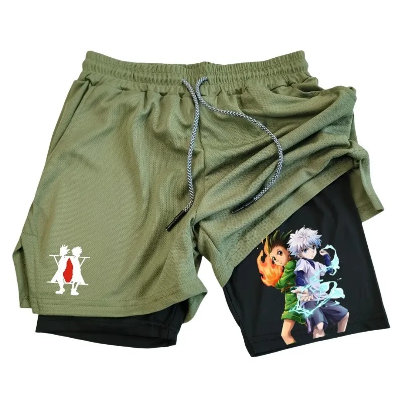 Compression Shorts Athletes - Celana Lari 2in1 Pria dengan Kantong