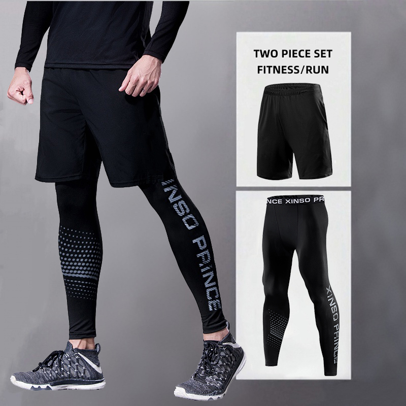 Compression Long Pant - Celana Olahraga Lari Pria Celana Pendek