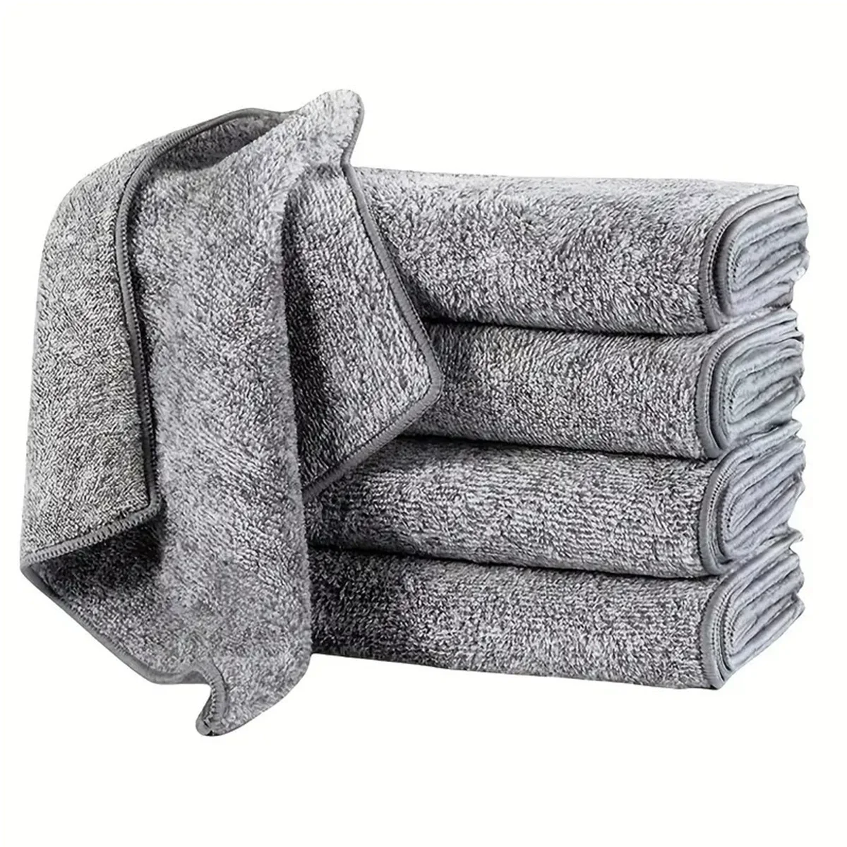 Bamboo Fiber Trunk - 1/5 Buah Kain Dapur Penyerap Minyak