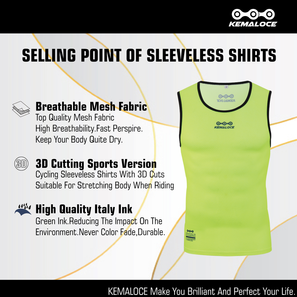 KEMALOCE pakaian dalam bersepe - Sleeveless Undershirt ulasan dan harga