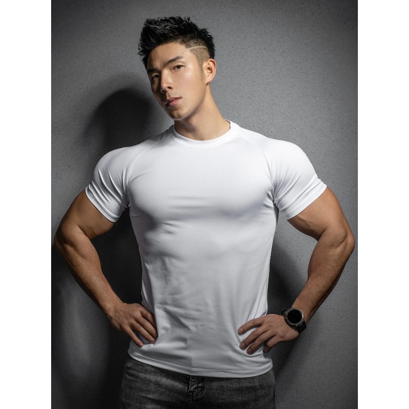Pakaian Yoga Fitness Cepat Ker - T Shirt Tight Fit ulasan dan harga