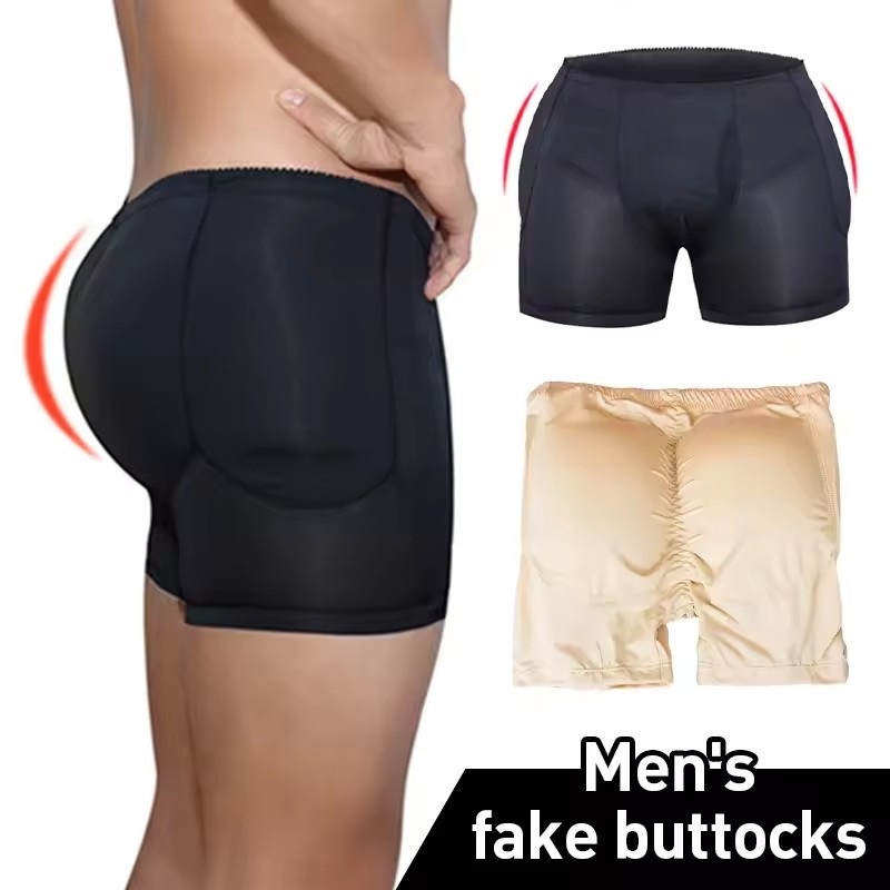 Pria Empuk Penambah Pinggul Bo - Boxer Brief Pack Cotton ulasan dan harga