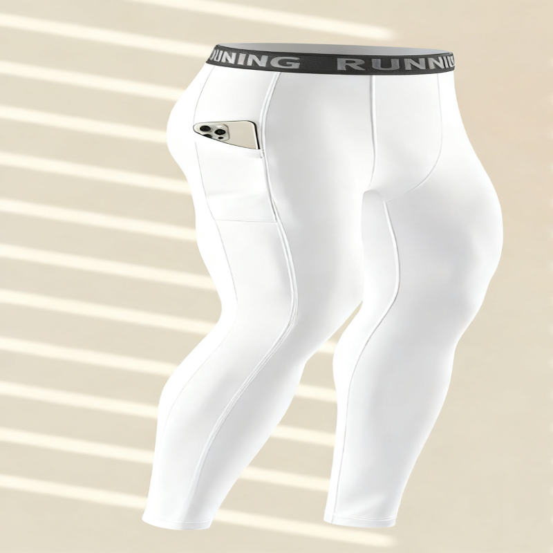 Celana Ketat Lari Pria untuk M - Compression Long Pant ulasan dan harga