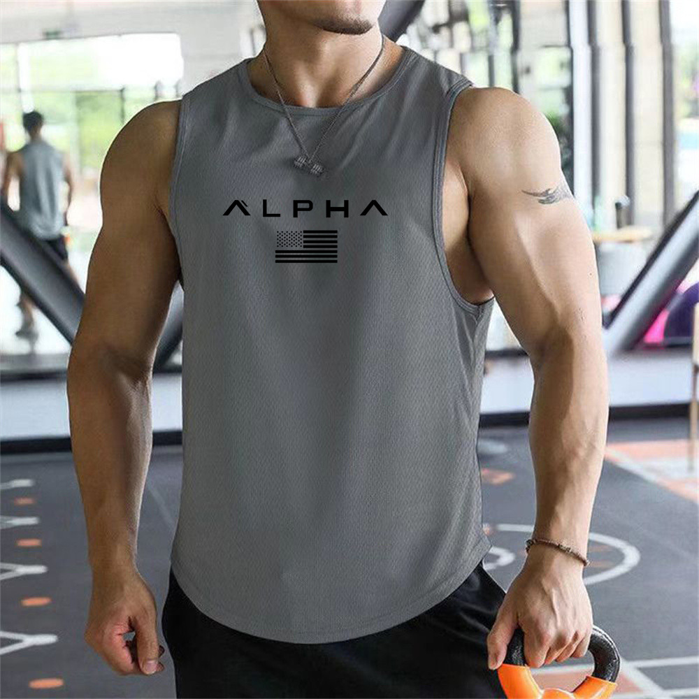 Kaos Vest Fitness Pria Ukuran  - Undershirt Crew Neck ulasan dan harga