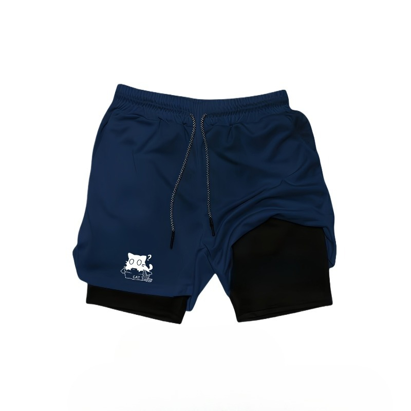 Celana Pendek Olahraga 2-in-1  - Compression Shorts Athletes ulasan dan harga
