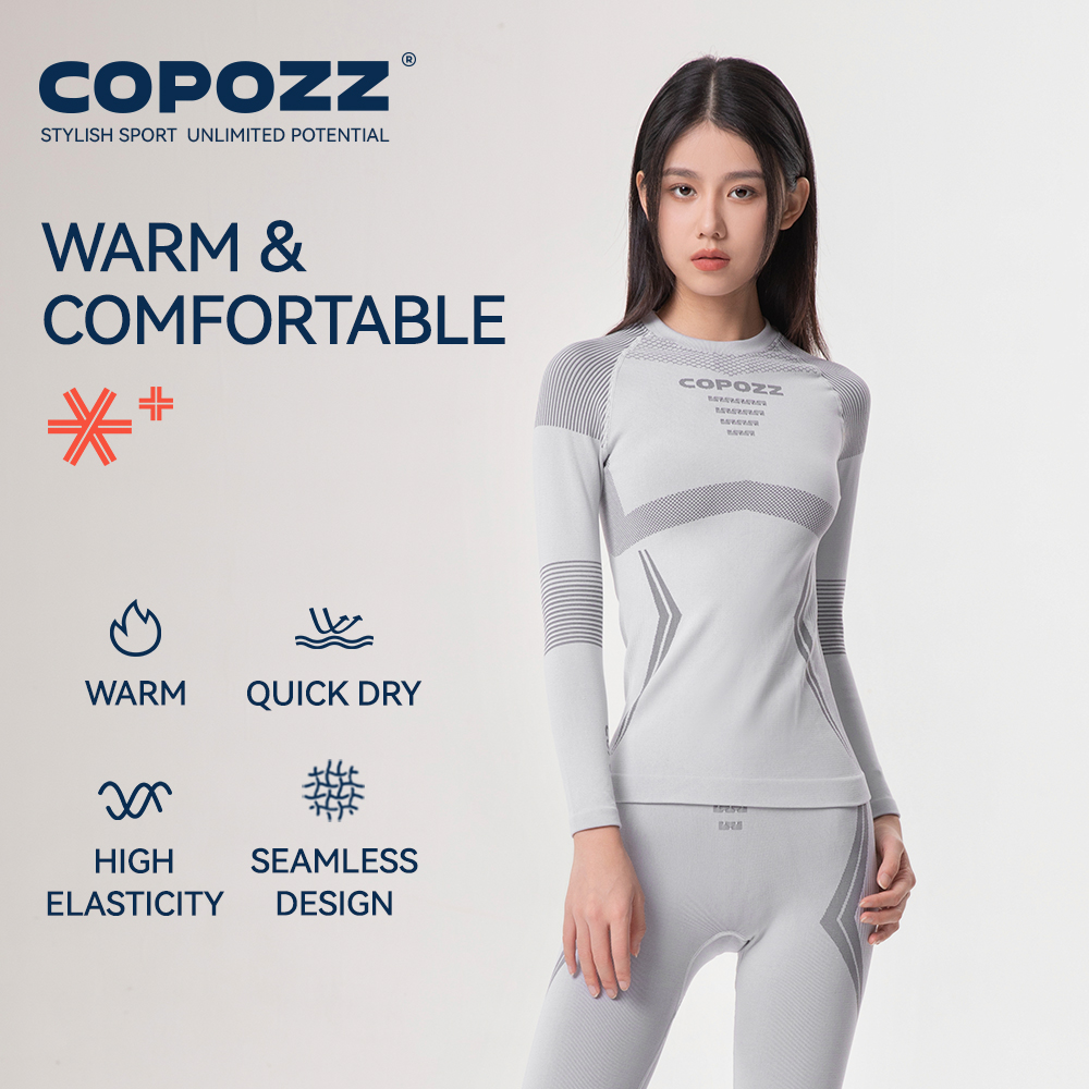 COPOZZ musim dingin Ski termal - Quick Dry Underwear ulasan dan harga