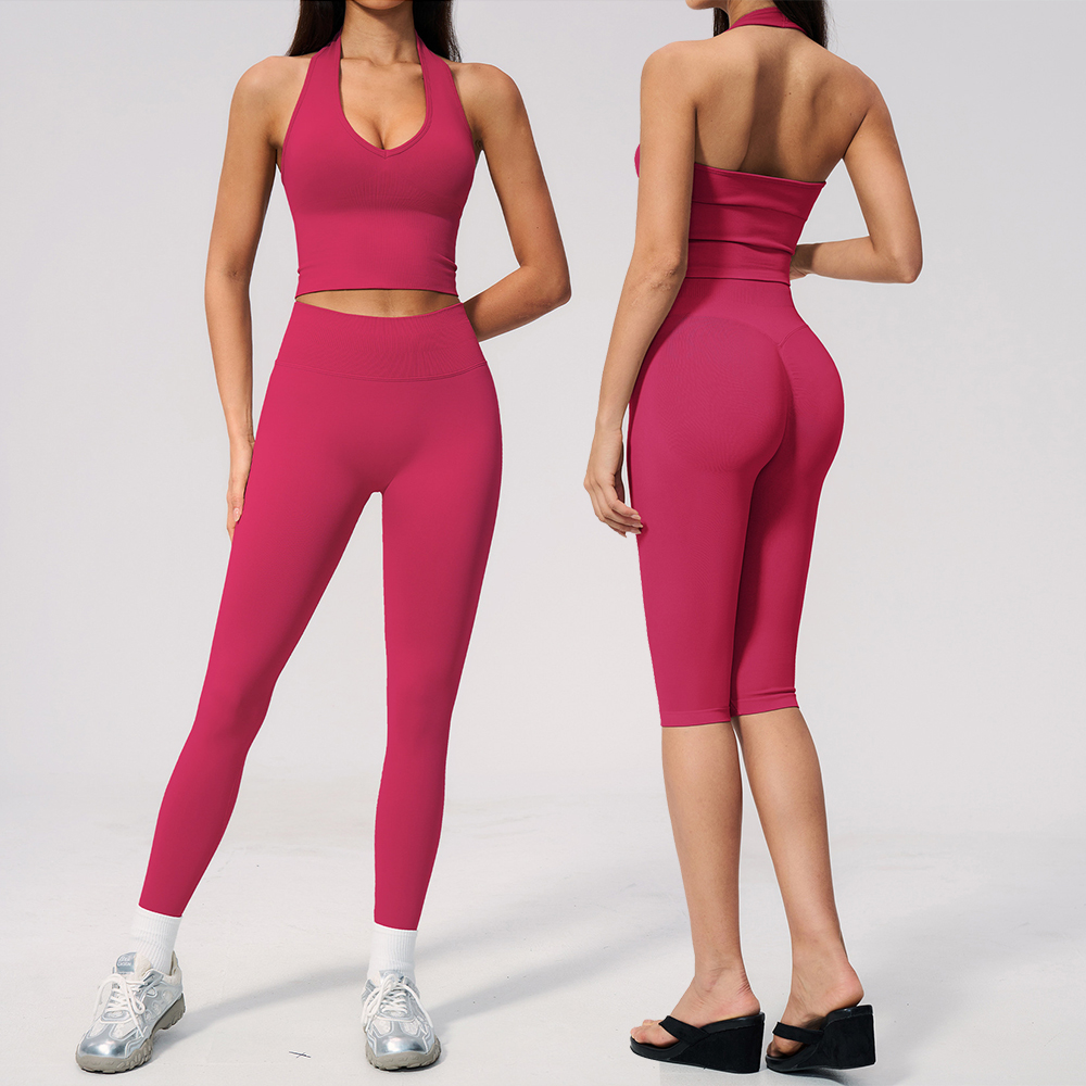 Setelan Yoga Seamless 2PCS Pak - Compression Shorts Athletes ulasan dan harga
