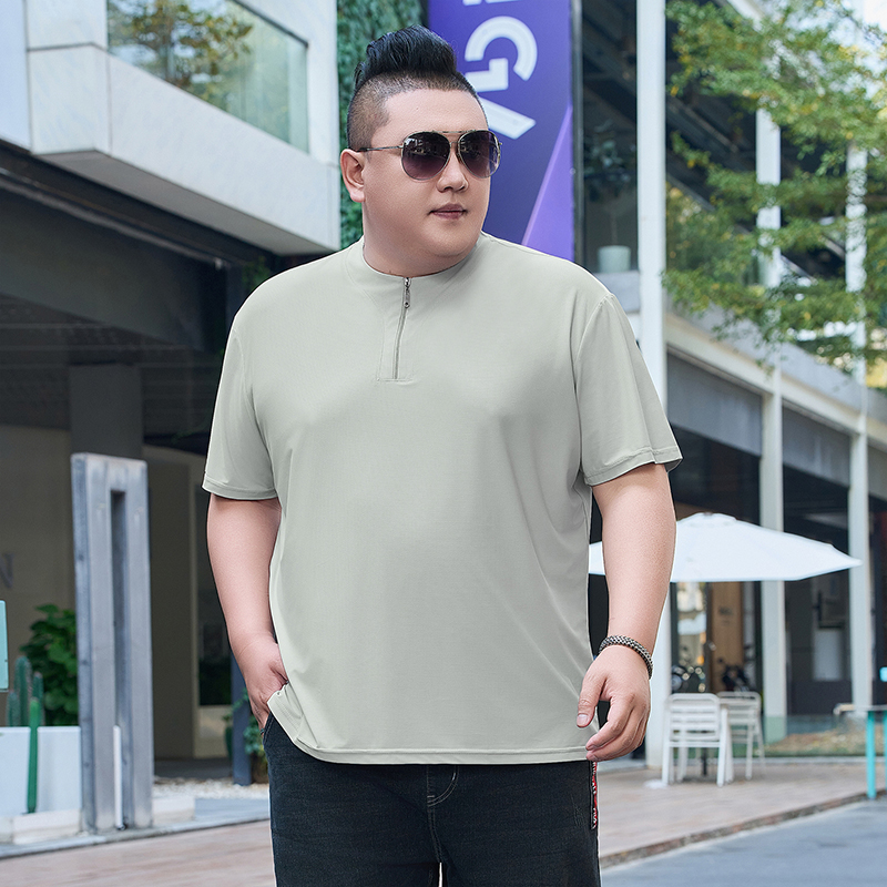 Kaos Henley Pria Ukuran Besar  - T Shirt Tight Fit ulasan dan harga
