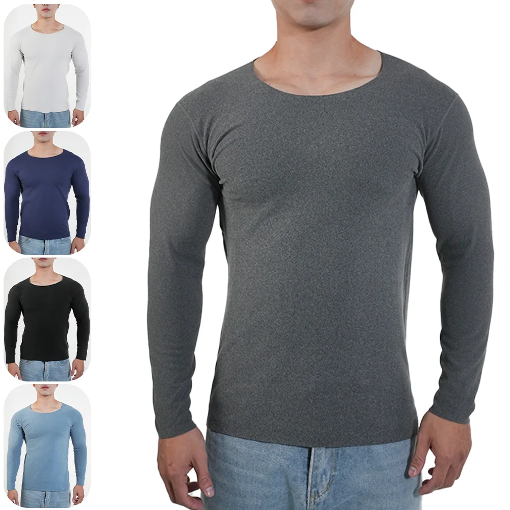 Pakaian Dalam Termal Pria Keme - Undershirt Crew Neck ulasan dan harga