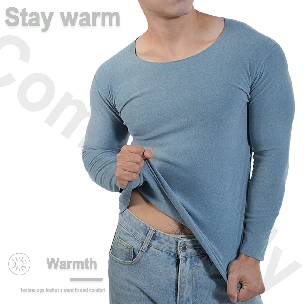 Pakaian Dalam Termal Pria Keme - Undershirt Crew Neck ulasan dan harga