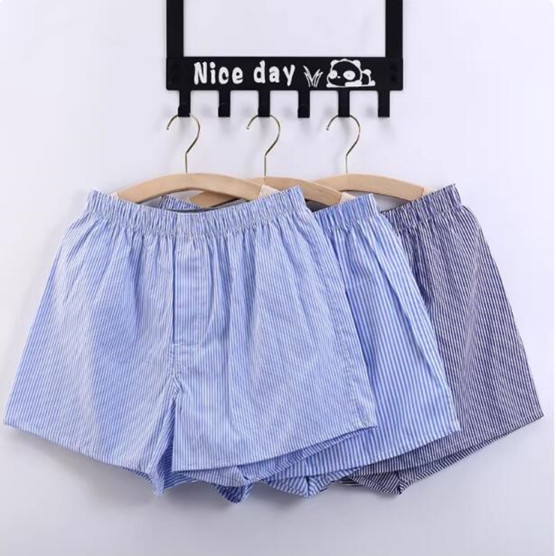 Celana Pendek Boxer Pria Kotak - Multi Pack Underwear ulasan dan harga