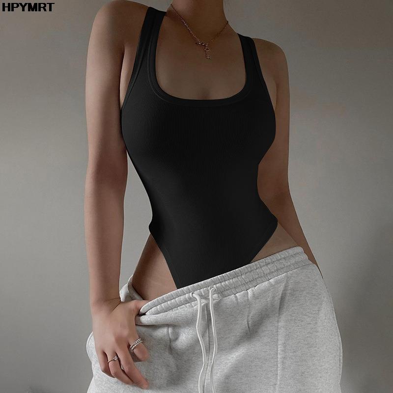 Bodysuit Tank Tanpa Lengan Sek - Tank Top Ribbed ulasan dan harga