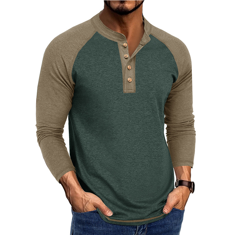 Kaos Henley Lengan Panjang Pri - Base Layer Top ulasan dan harga
