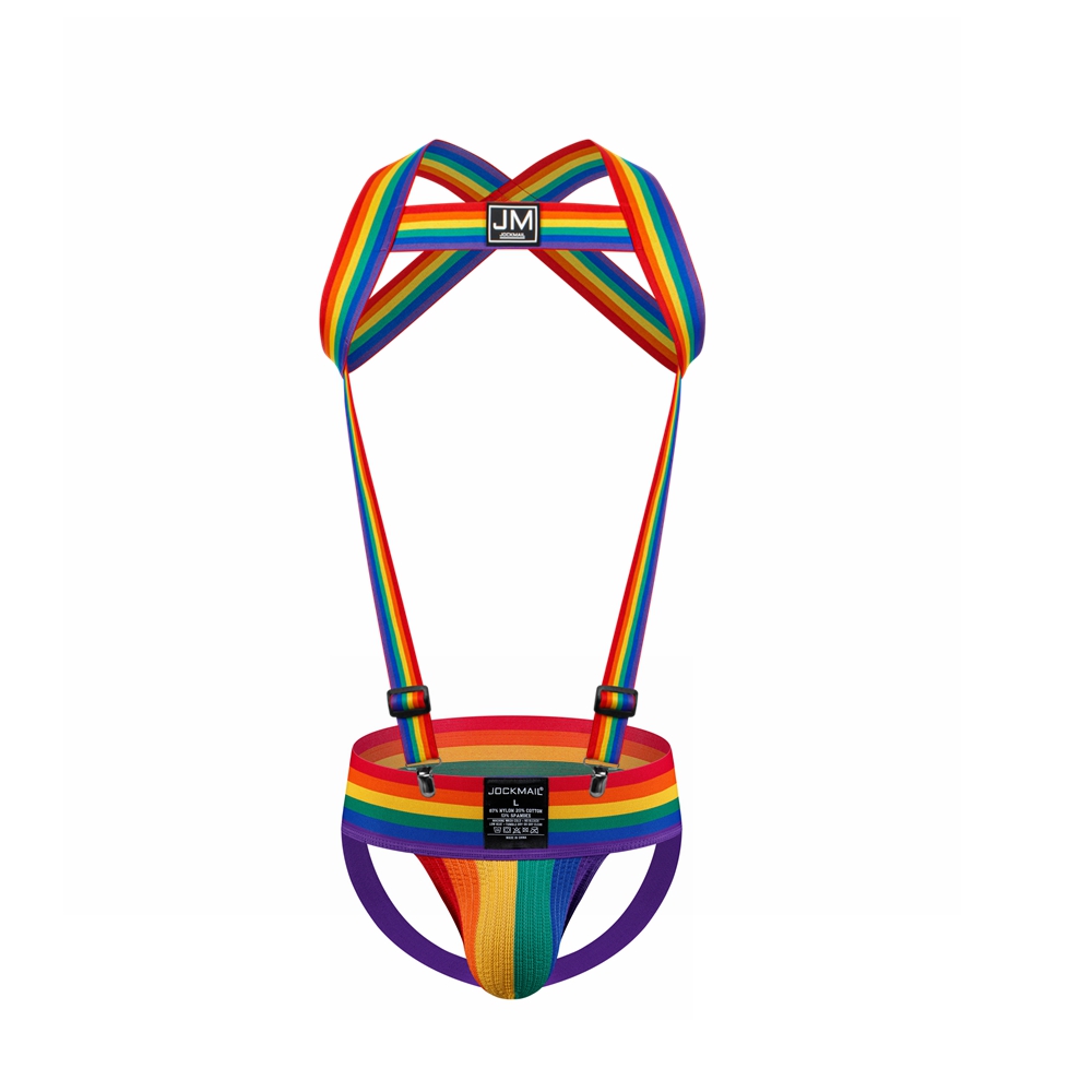 JOCKMAIL Rainbow Body Harness  - Jockstrap Athletic ulasan dan harga