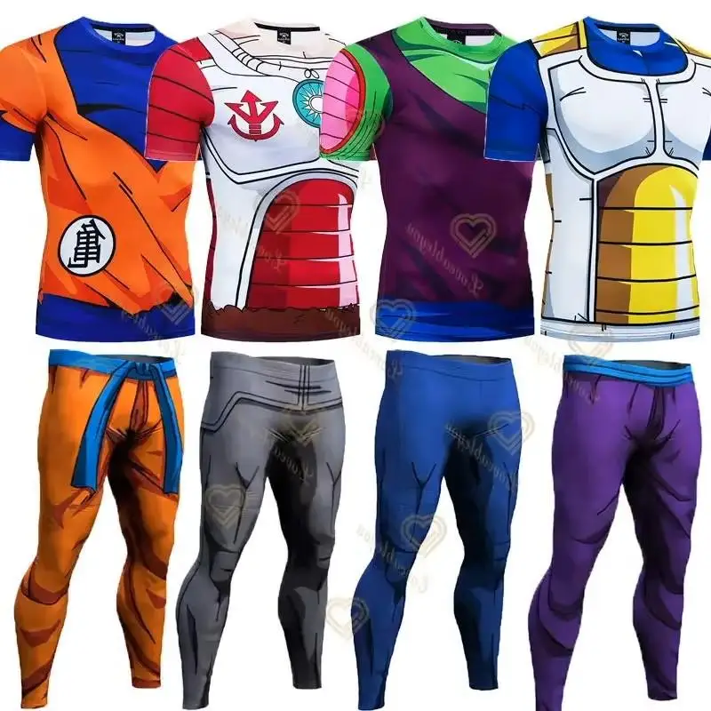 Goku Pria Kurus Legging Celana - Compression Long Pant ulasan dan harga