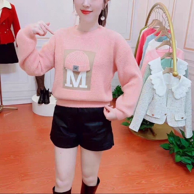 Sweater rajut wanita lengan pa - Undershirt Crew Neck ulasan dan harga