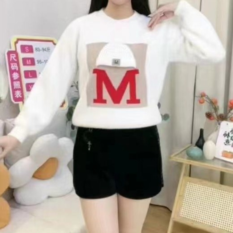 Sweater rajut wanita lengan pa - Undershirt Crew Neck ulasan dan harga