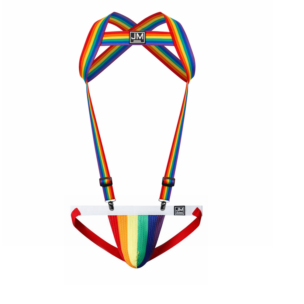 Harness Tubuh Pelangi Tali Ela - Jockstrap Athletic ulasan dan harga