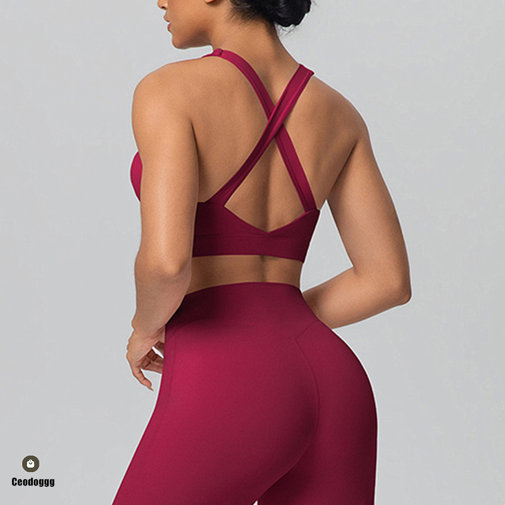 Bra Yoga Tali Silang di Bahu,  - Suspender Tank Top ulasan dan harga